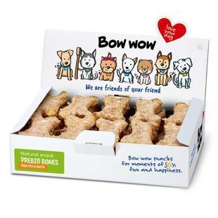 Лакомство для собак "Bow wow" натуральные косточки из домаш.птицы и юкки (30 шт/уп) box BW301А фото