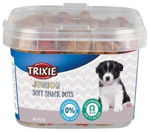 Вітаміни Trixie для цуценят Junior Soft Snack Dots з кальцієм 31519 фото