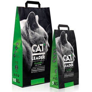 Наполнитель Cat Leader Classic 5 кг супер впитывающий в кошачий туалет 801267 фото