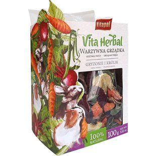 Vita Herbal овощная грядка для грызунов 100г, 4101 174392 фото