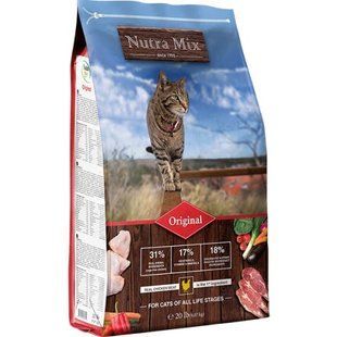 Nutra Mix Original 9.07 кг сухой корм для взрослых котов и кошек на всех стадиях жизни 150043 фото