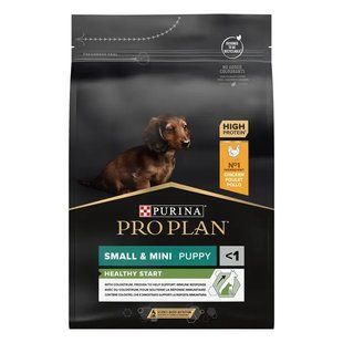 Сухой корм Purina Pro Plan Puppy Small&Mini для щенков малых пород, с курицей, 3 кг 12272132 фото