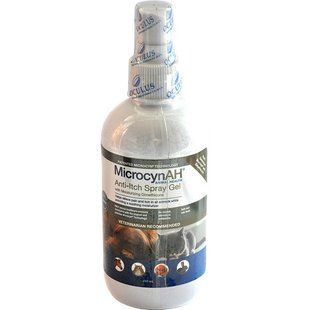 Microcyn Anti-Itch Spray Gel спрей-гель с диметиконом против зуда кожи для всех видов животных 0,12л 992127 фото