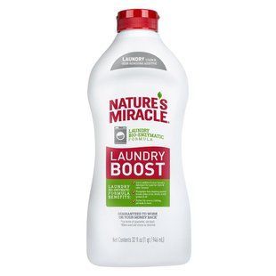 Уничтожитель пятен и запахов Nature's Miracle Laundry Boost, для стирки 8in1, 946 мл 680413/680423/680400 USA фото