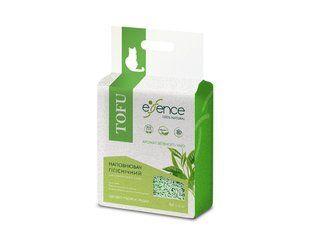 Наповнювач Essence 6 л / 2,6 кг з тофу для котячого туалету, з ароматом зеленого чаю, 3 мм 920017 фото