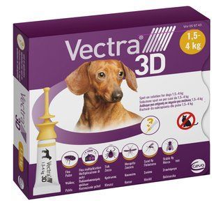 CEVA ВЕКТРА 3D 1.5-4.0 кг (3 х 0,8мл) 179797 фото