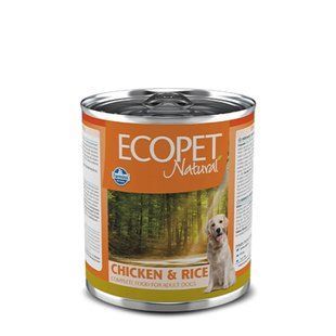 Влажный корм Farmina Ecopet Natural Dog Chicken&Rice для собак, с курицей, 300 г 167511 фото