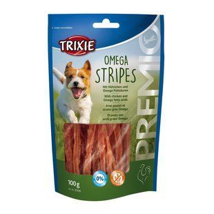 Ласощі для собак Trixie Premio Omega Stripes 100 г (курка) 31536 фото