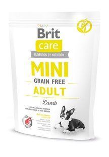 Сухой корм Brit Care GF Mini для взрослых собак миниатюрных пород, с ягненком, 400 г 170771/0114 фото