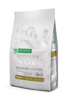 Сухий корм для собак дрібних порід з білою шерстю Nature's Protection Superior Care White Dogs Adult Small з ягням 1.5 кг NPSC45663 фото