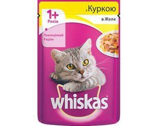 Влажный корм Вискас курица в желе для взрослых кошек 85 г х 28 шт 4770608239671/П фото