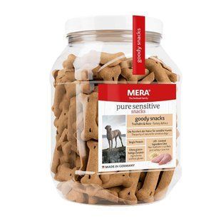 Mera good snacks pure sensitive Truthahn & Reis 600 г снеки для чувствительных собак, с индейкой и рисом 059078-9018 фото