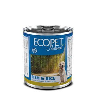 Влажный корм Farmina Ecopet Natural Dog Fish&Rice для собак, с сельдью, 300 г 167513 фото