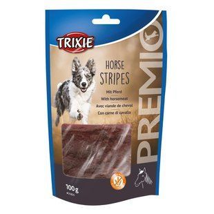 Ласощі для собак Trixie Premio Horse Stripes з кониною, 100 г 31855 фото