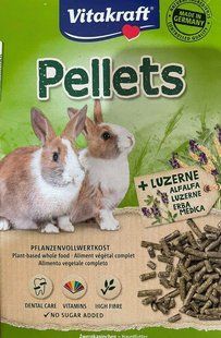 Корм для кроликів Vitakraft Pellets 1 кг 25246 фото