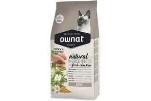 Ownat Classic Light Cat 4 кг сухой корм для взрослых кошек, склонных к набору веса 16204 фото
