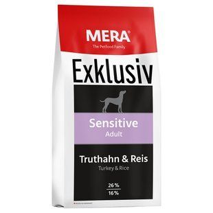MERA EXCLUSIV sensitive Adult Truthahn-Reis корм для собак с индейкой и рисом 15 кг (134) 72755 фото