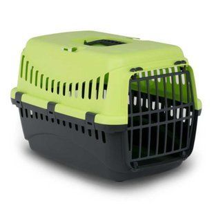 Переноска Gipsy 2 large Green, пластиковая дверца, 58х38х38h см 2_пласт_ЗЕЛ фото