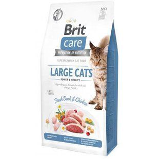 Brit Care Cat Large cats Power and Vitality 7кг гіпоалергенний корм для великих котів і кішок 171309/0907 фото
