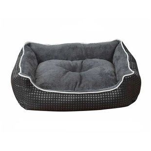 Лежак Animall Nena Star для собак і котів, з малюнком, розмір L, 62&times;50&times;17 см, темно-сірий 175377 фото
