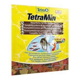 Tetra Min 12 г хлопья основной корм для рыб 766402 фото