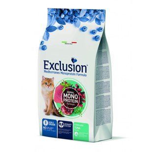 Сухий корм Exclusion Sterilized Tuna для стерилізованих котів, з тунцем, 1.5 кг 5202 фото