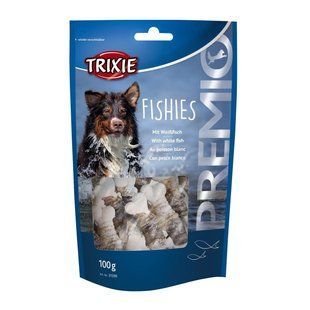 Ласощі для собак Trixie Premio Fishies 100 г (риба) 31599 фото