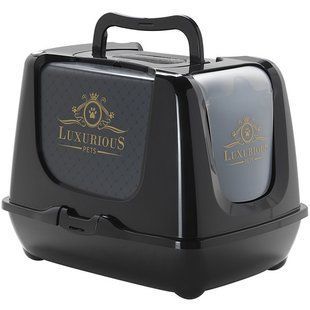 Moderna Trendy Cat Luxurious закритий туалет для котів із вугільним фільтром і совком 50х39.1х38.9 см C235015AA фото