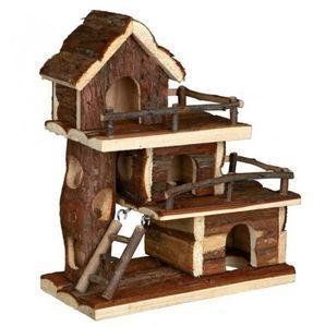 Домик игровой для грызунов Tammo (дерево) 25х30х12см TX-61708 фото