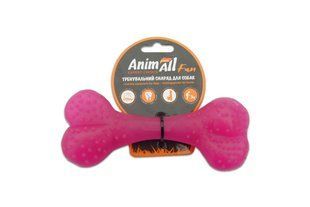 Іграшка для собак AnimAll Fun кістка, фіолетова, 15 см 110587 фото