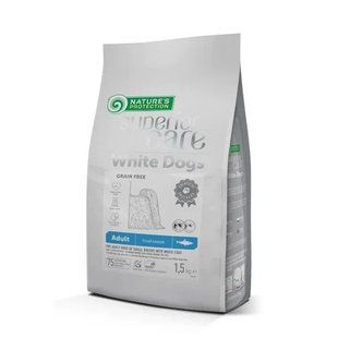 Сухой корм Natures Protection Superior Care White Dogs Adult Small&Mini Breeds для собак, с сельдью, 1.5 кг NPSC47439 фото