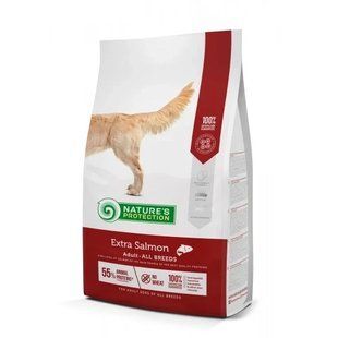Сухой корм Natures Protection Extra Salmon Adult All Breeds для взрослых собак, 2 кг NPS45751 фото