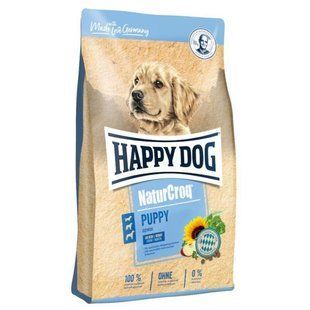 Сухий корм Happy dog NaturCroq Puppy 4 кг для цуценят з домашньою птицею 60515 фото
