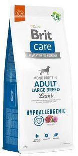 Корм Brit Care Dog Hypoallergenic Adult Large Breed для собак больших пород, гипоаллергенный с ягненком, 12 кг 172222 фото