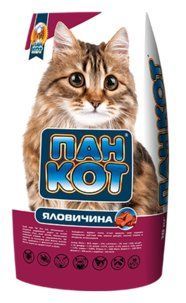 Пан Кот Говядина 10 кг Сухой корм для кошек с говядиной 40091 фото