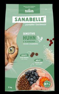 Сухий корм для котів Bosch Sanabelle Sensitive with chicken 2 кг 857102 фото