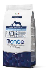 Monge Dog Medium Starter для собак від 10кг до 80кг 1,5 кг 70011600 фото