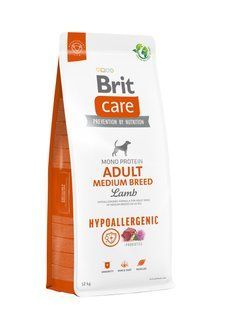 Brit Care Adult Medium Breed Lamb & rice&nbsp;12 кг Сухой корм для взрослых собак средних пород с ягненком и рисом 172216 фото