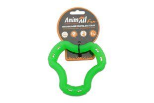 Игрушка для собак AnimAll Fun кольцо 6 сторон, зеленый, 12 см 111354 фото