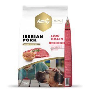 AMITY Super Premium Iberian Pork, сухий корм для дорослих собак, з іберійською свининою 4 kg SP559IBERIAN4KG фото