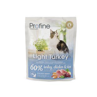 Profine Cat Light корм для оптимізації ваги у дорослих кішок з індичкою 0,3 кг 170574/7787 фото