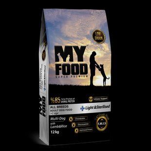Сухий корм MyFood Суперпреміум Light для стерилізованих собак з Ягням і Рисом 12 кг 501178 фото
