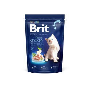 Сухий корм Brit Premium Cat Kitten 1,5 кг для кошенят від 1 до 12 місяців з куркою і рисом 171858 фото
