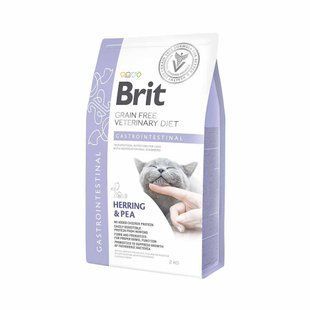 Brit GF Veterinary Diets Cat Gastrointestinal 2 кг корм для котов, при нарушениях пищеварения 170963/528424 фото