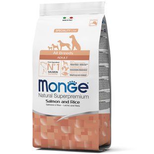 Monge Dog All breeds Adult лосось з рисом 2,5 кг 70011297 фото