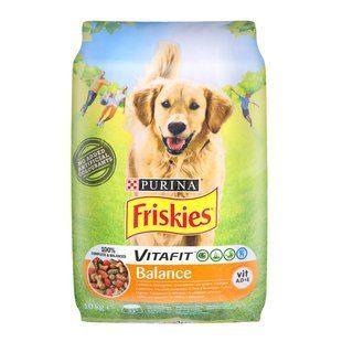Сухий корм Friskies Balans 10 кг для собак з куркою і овочами 12466215 фото
