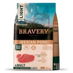 Bravery Iberian Pork Large/Medium Adult 4 кг корм для собак cередніх та великих порід,з іберійською свининою 6619BRIBERL_4KG фото