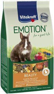 Корм для кроликів Vitakraft Emotion Beauty Selection 600 г для здорової шкіри та вовни 31455/33745 фото