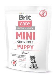 Сухой корм Brit Care GF Mini Puppy для щенков миниатюрных пород, с ягненком, 400 г 170774/0145 фото
