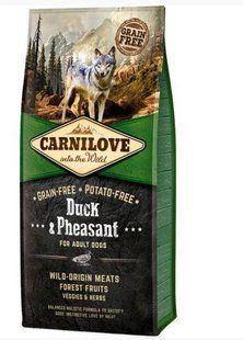 Carnilove Adult Duck & Pheasant 12 кг корм для дорослих собак всіх порід з м'ясом качки і фазана 150818/8860 фото